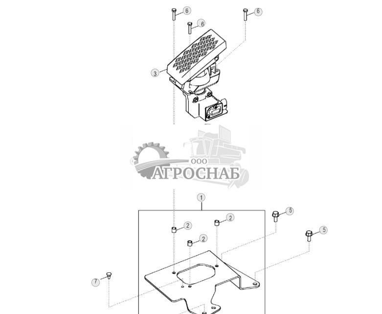 Педаль управления скоростью вращения двиг. - ST115 76.jpg